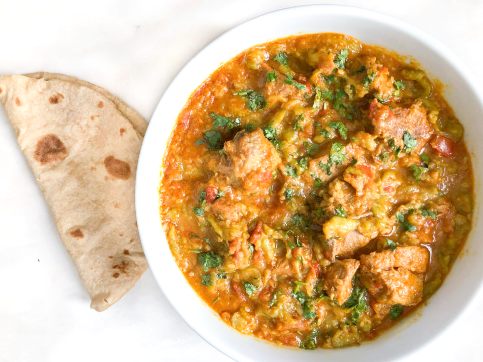 Zucchini and Meat Curry Recipe